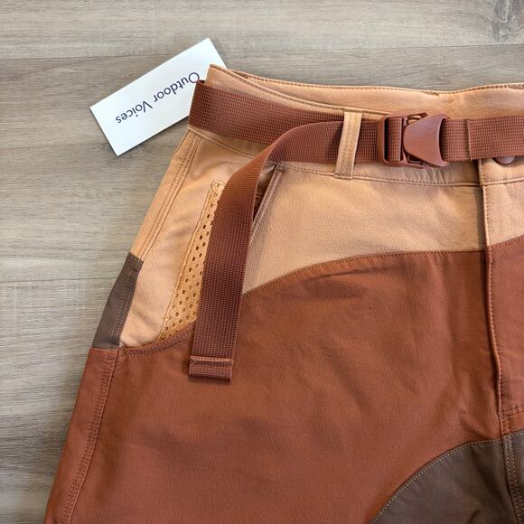 NWT Outdoor Voices Rectrek Colorblock Shorts 3” Inseam Women XS Zion Hiking - Picture 2 of 6